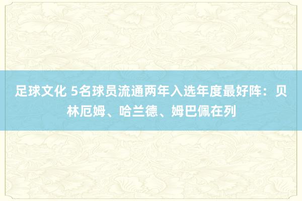 足球文化 5名球员流通两年入选年度最好阵：贝林厄姆、哈兰德、姆巴佩在列