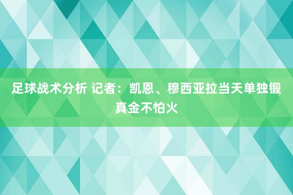 足球战术分析 记者：凯恩、穆西亚拉当天单独锻真金不怕火